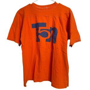 RARE Vintage Champion T5n Mel 12 Large L LG Orange T-Shirt
